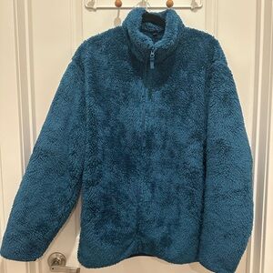 Uniqlo Teal Fleece Jacket